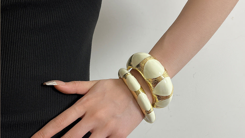 Fransk retro bangle armband